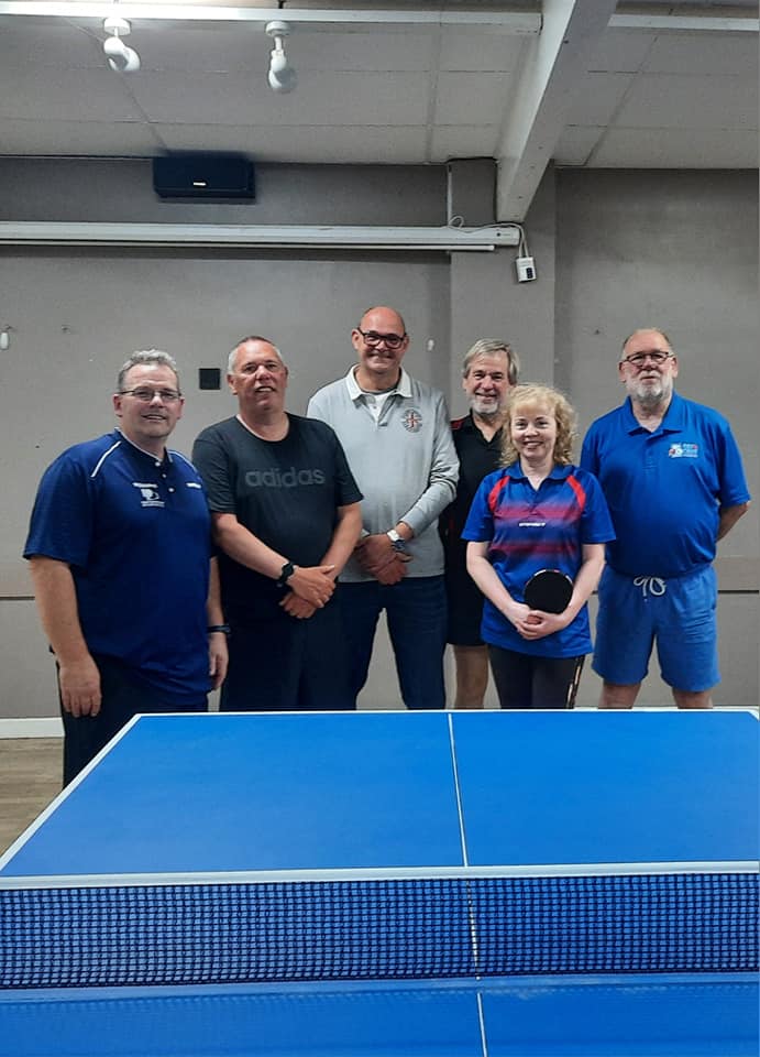 B Team VS St Georges, a friendly match of Warboys Table Tennis Club